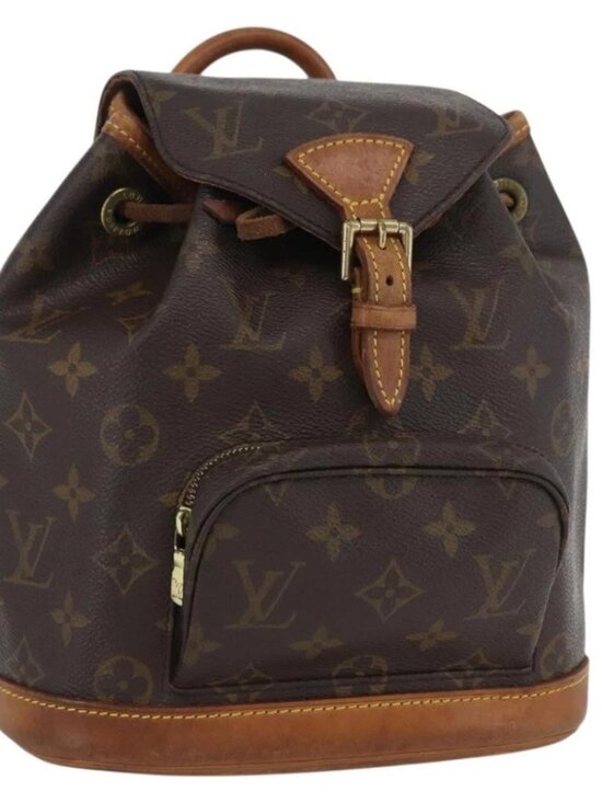 LOUIS VUITTON Monogram Montsouris PM Backpack M51137 LV Auth ki6440